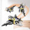 V17 Remote Control Airplane - Ready-to-Fly RC - 2.4 GHz - Gravity Sensor - 4 Motors - Blue 4