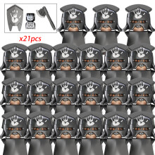 -408pcs/lot The Elves Soldier Orcs Army Figures LOTR Armor Guard Warrior Archer Medieval Knights Building Blocks Bricks toys gifts