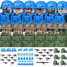 (M106-M107)City SWAT Ghost Commando Figures Special Forces Figures Building Blocks UN Army Soldier Police Military Weapone Bricks Toys