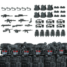 (M104)City SWAT Ghost Commando Figures Special Forces Figures Building Blocks UN Army Soldier Police Military Weapone Bricks Toys