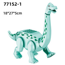 (77152-1)Jurassic Dinosaurs Building Blocks Indominus Rex DIY Big Size Tyrannosaurus Action Figure Models Children Toys Animals Gifts