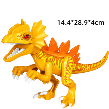 (77115-3)Jurassic Dinosaurs Building Blocks Indominus Rex DIY Big Size Tyrannosaurus Action Figure Models Children Toys Animals Gifts