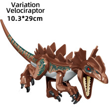 (77089B)Jurassic Dinosaurs Building Blocks Indominus Rex DIY Big Size Tyrannosaurus Action Figure Models Children Toys Animals Gifts