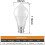 B22 LED-lamp - Set van 2 - Bewegingssensor - 12W - 1020lm - Koelwit 6000K 2