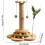 Kratzbaum – 40 cm – Holz – Sisal – 4-in-1-Katzenbaum 2