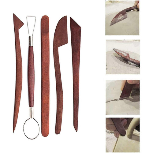 (23PCS) 11/12/23Pcs Polymer Clay Tools Modeling Clay Sculpting Tools Kits for Pottery Sculpture Wooden Dotting Tools 2