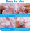 Juicer - DIFFERENTLY - Mini USB Blender - 6 Blades - Pink - For Shakes and Smoothies 4