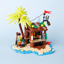 (B4-70)MOC Notice Board Building Blocks Bee Farm Fountain Bonfire Stove Medieval Town Street View Water Wall Bridge Road Sign Brick Toy