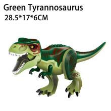 (77028-1)Jurassic Dinosaurs Building Blocks Indominus Rex DIY Big Size Tyrannosaurus Action Figure Models Children Toys Animals Gifts