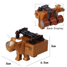 (B5-69-2)MOC Notice Board Building Blocks Bee Farm Fountain Bonfire Stove Medieval Town Street View Water Wall Bridge Road Sign Brick Toy