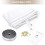 Mosquito net - Molibai - 90 x 210 cm - Magnetic - White - Drill-free installation 4