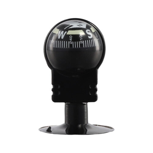 360 Degree Rotation Vehicle Navigation Ball Shaped Car Compass with Suction