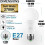 2PCS E27 10W Color Changing Dimmable LED Bulbs, 12 Color Choices, 21 Key Remote Control 3