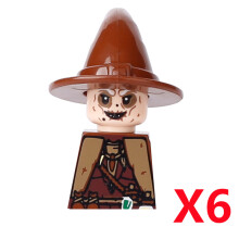 (B4-27-2-6PCS)Medieval MOC Soldier Figure Building Blocks Roman Warrior Egyptian Pharaoh Peasant Witches Militia Weapon DIY Mini Toy Gift T019