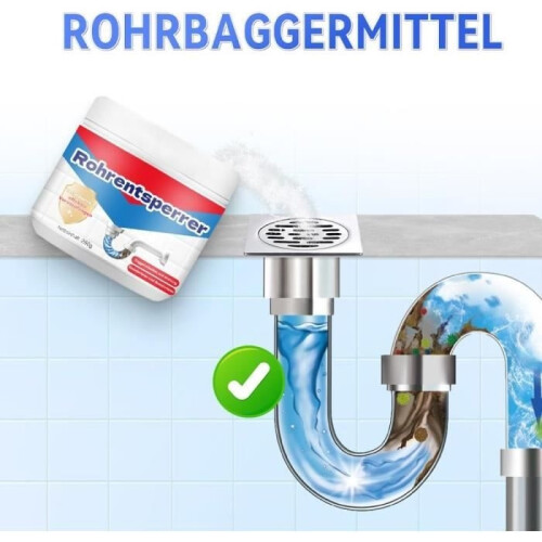 3PCS Powerful Pipe Dredge Agent, Sink Drain Cleaner, Powder Cleaning Tool 2