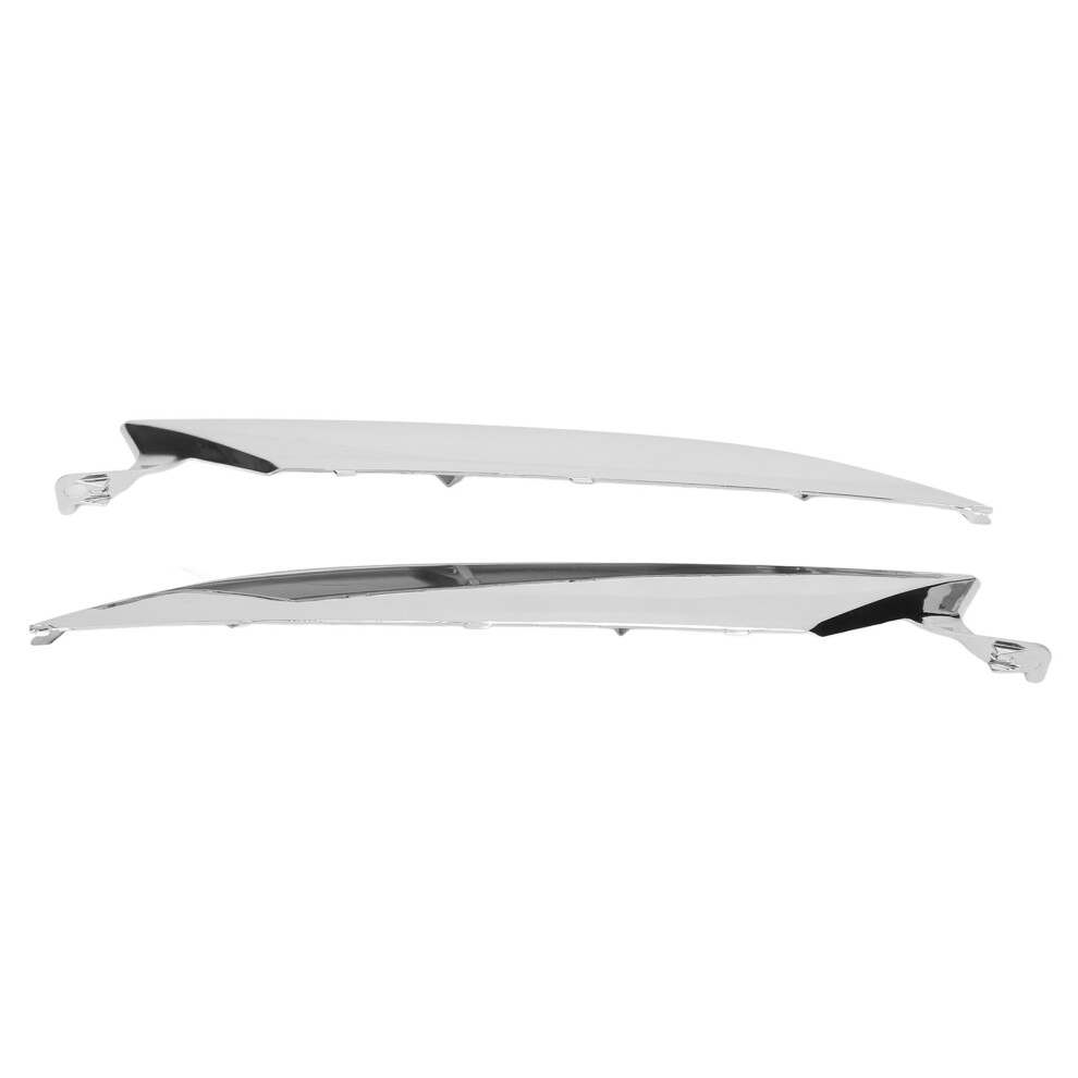1Pair Electroplated Headlight Moulding 71163 T7a Silver 7055741182280