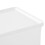 Plastic Storage Bins with Lids Large Capacity Stackable Cabinet Organiser 20L 5
