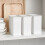 Plastic Storage Bins with Lids Large Capacity Stackable Cabinet Organiser 20L 10