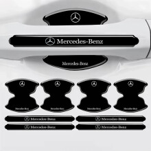 (8 Stück) 8 Stück Anti-Kratz-Aufkleber für Autotürgriffe für Mercedes-Benz W108 W124 W126 W140 W168