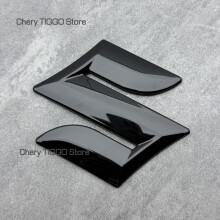 (12 cm, glänzend schwarz) Auto-Frontgrill-Motorhaubenemblem-Heckklappen-Emblem-Logo-Aufkleber für SU