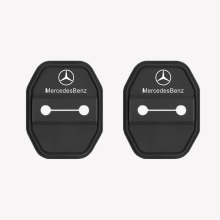 (2 Stück - Mercedes-Benz) Silikon-Autoemblem-Türschlossabdeckungsaufkleber für Mercedes-Benz AMG A18