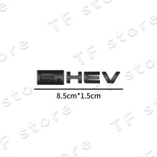 (2 (klein)) 3D ABS-Kunststoff Auto-Styling e: HEV Logo Emblem Aufkleber Heckklappenaufkleber Karosse