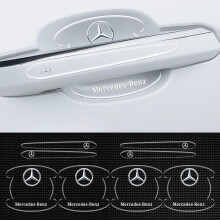 (8-teilig – für Mercedes-Benz) 8-teiliges Set Türgriffschutz-Aufkleber für die Außentürverkleidung,
