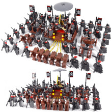 (Set 16) Mittelalterliche römische Reichs-Spartanische Kreuzritter-Miniaturfiguren aus Bausteinen, S