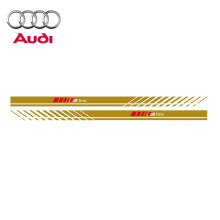 (Goldene S-Linie) Autoemblem Karosserie Seitenkotflügel Dekor Aufkleber Zubehör für Audi Quattro RS