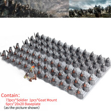 (73pcs)8pcs/lot The Elves Soldier Orcs Army Figures LOTR Armor Guard Warrior Archer Medieval Knights Building Blocks Bricks toys gifts