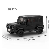 (D010013 no box)MOC Explorer Police Vehicle Racing Sports City Speed Car Racer SUV Building Blocks Brick Off Road Kid Toys Boys Gift