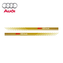(Goldenes AUDI) Autoemblem Karosserie Seitenkotflügel Dekor Aufkleber Zubehör für Audi Quattro RS Sl