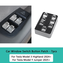 (D)Model Y Juniper 2025 Türöffner-Knopf-Aufkleber für Tesla Model 3 Highland Türgriff-Knopf-Schutz