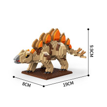 (Schwert-Drachen-Bausteine, im Beutel) Mikro-Mini-Bausteinspielzeug T-Rex Pteranodon-Puzzle zum Zusa