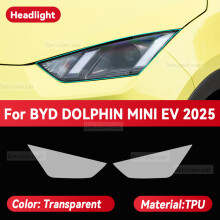(A,Transparent) Für BYD Dolphin MINI Electric 2025 Autoscheinwerfer-Schutzfolie Frontlicht