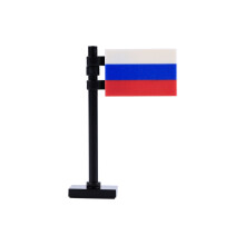 (B4-12-2)MOC City Street View Printing Building Block Food Passport Express Box Euro National Flags Printed Tiles Bricks Toy