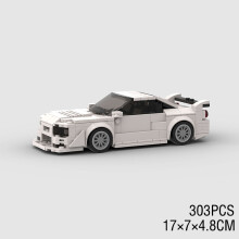 (M10306 no box)City Technical Speed World Famous Car Building Blocks Racing Fast And Furious Moc Bri