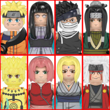 (wm6107) 100 neue Naruto Annie Anime-Bausteine Mini-Actionfiguren, Spielzeugfiguren, Bausteine, Ge