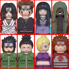 (wm6110) 100 neue Naruto Annie Anime-Bausteine Mini-Actionfiguren, Spielzeugfiguren, Bausteine, Ge