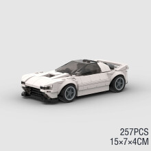 (M10248 no box)City Technical Speed World Famous Car Building Blocks Racing Fast And Furious Moc Bri