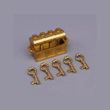 (EA222-A EA381)MOC Charakter Szene Bausteine Zubehör Schatztresore Gold- und Silbererze D