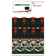 (8PCS-N027) Napoleonische Kriege Soldatenfiguren Bausteine Französischer Dragoner Grenadier Preußi