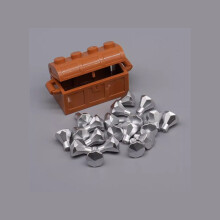 (EA220 EA010-B) MOC Personaje Escena Bloques de construcción Accesorios Cajas fuertes del tesoro Min