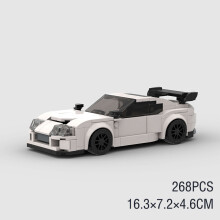 (M10225 no box)City Technical Speed World Famous Car Building Blocks Racing Fast And Furious Moc Bri