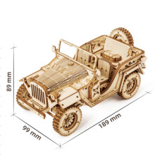 (MW-187)OUZEY 27 Set 3D Wooden Car Puzzle Collection, DIY Assembly Model Kits for All Ages Cool Desk