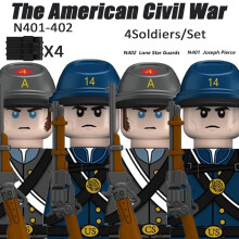 (WHITE)MOC WW2 Deutsche Wintersoldaten Figuren Bausteine Offizier US Infanterie Britische Armee Wa