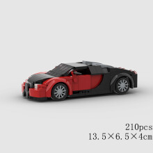 (10590 ohne Box) MOC Speed Car Racing SUV Pickup GT500 G63 R8 RX7 Fahrzeugmodell Baustein Super Ra