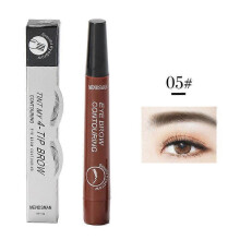 (05Natural black) Microblading Tattoo Eyebrow Pen Liquid Ink Long Lasting Tint Brow Eye Make Up