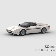(10602 no box)MOC Speed Car Racing SUV Pickup GT500 G63 R8 RX7 Vehicle model Building Block Super Race brick Toy City Technical rally sport