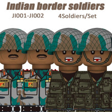 (Wood)MOC WW2 German Winter Soldiers Figures Building Blocks Officer US Infantry British Army Weapons 98K Soviet Red Army Bricks Toys